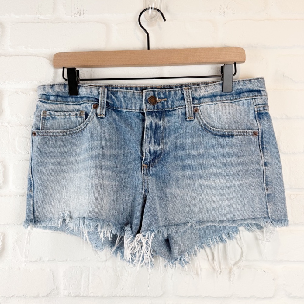 Lucky Brand Denim The Cutoff Shorts Blue Jean Size 6 28